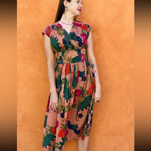 French vintage designer René Derhy Paris
cotton sun dress - Picture 2 of 8